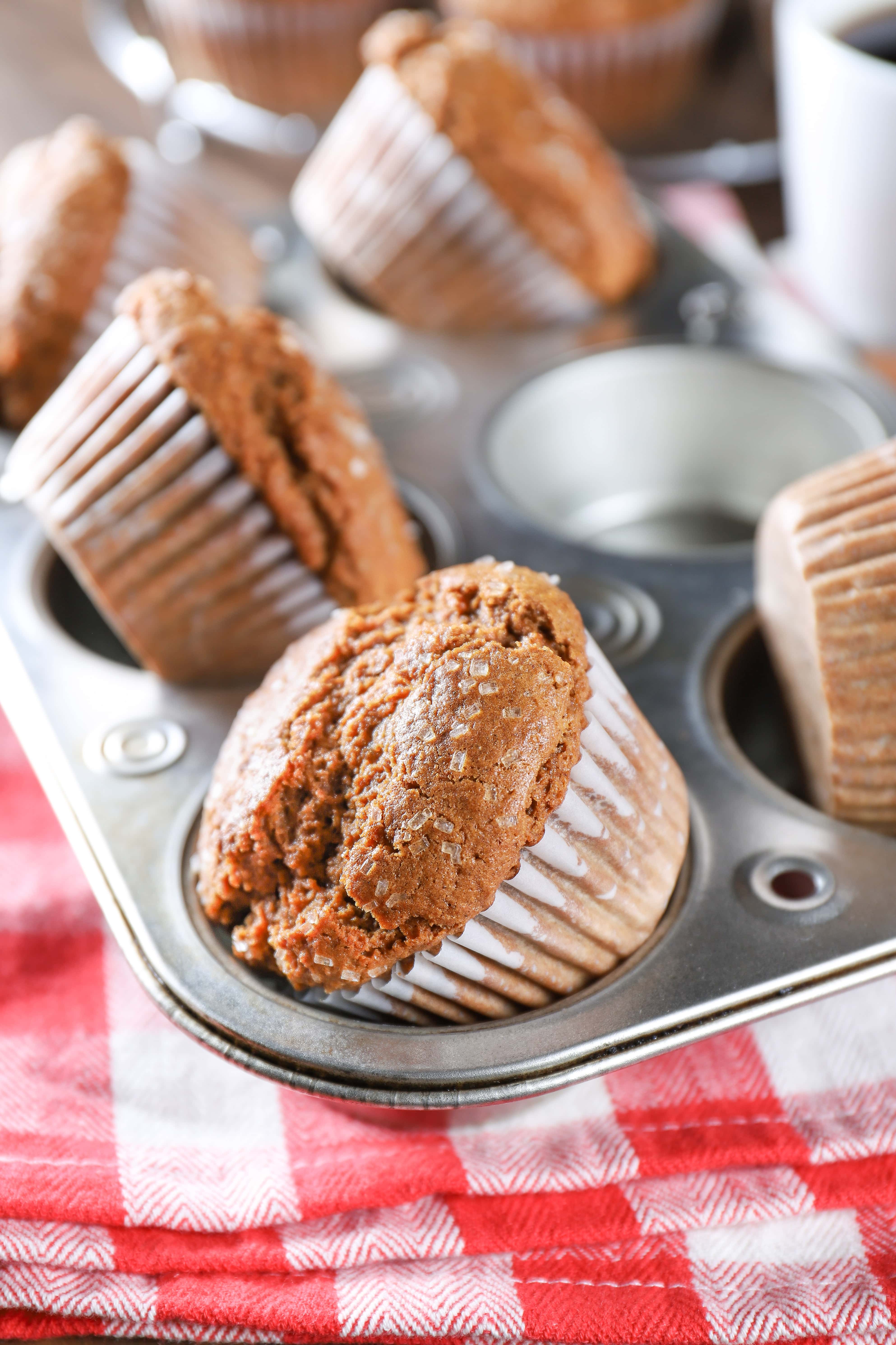 Bakery Style Gingerbread Muffins