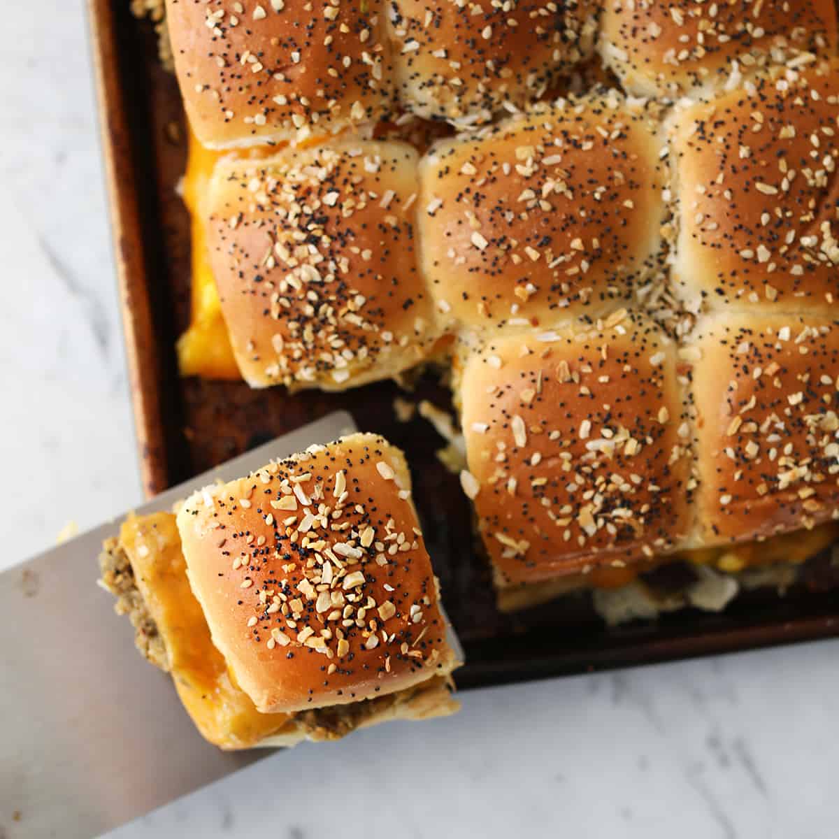 Sheet Pan Breakfast Sandwiches